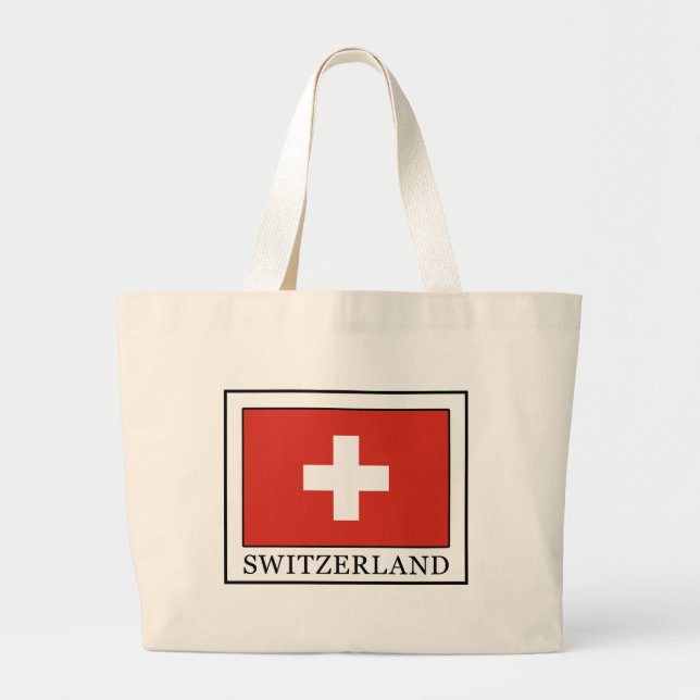 Switzerland Large Tote Bag (Front)