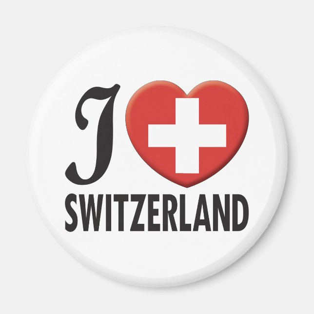 Switzerland Love Magnet (Front)