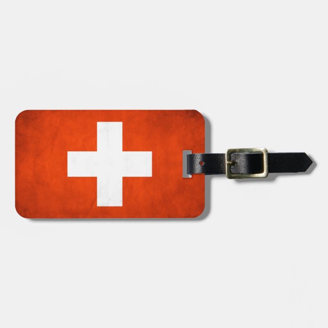 Switzerland Luggage Tag (Front Horizontal)