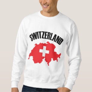 Switzerland Map Flag Sweatshirt