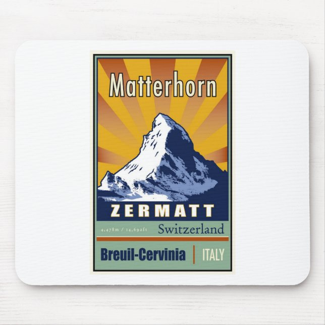 Switzerland Mouse Pad (Front)