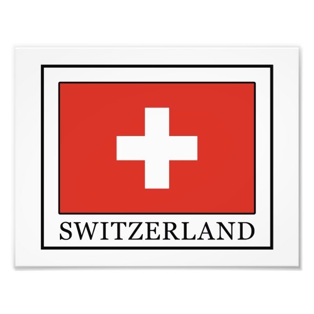 Switzerland Photo Print (Front)