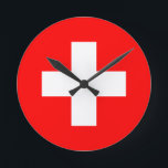 switzerland round clock<br><div class="desc">Flag of Switzerland .</div>