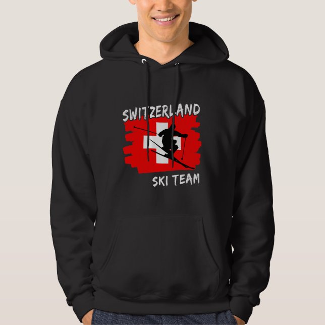 Switzerland Ski  Hoodie (Front)