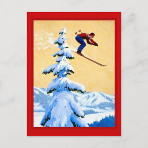 Switzerland Ski jumping Postcard