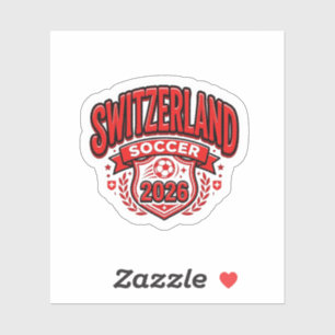 Switzerland Soccer 2026 Soccer Bold Country Typogr