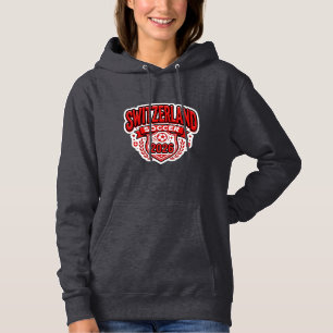 Switzerland Soccer 2026 Soccer Bold Country Typogr Hoodie