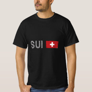 Switzerland Soccer Football Fan Shirt Swiss Flag