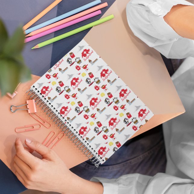 Switzerland Souvenirs Pattern Notebook (Creator Uploaded)