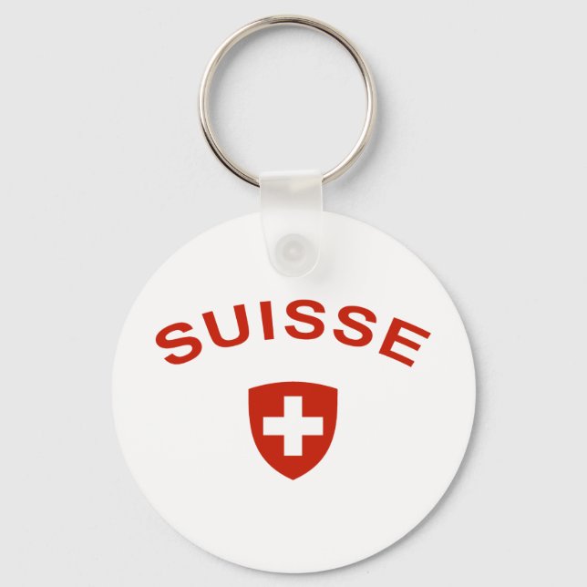 Switzerland Suisse Key Ring (Front)