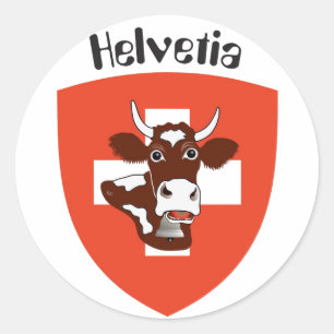 Switzerland Suisse Svizzera Svizra Sticker