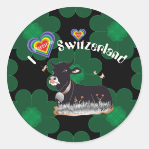 Switzerland Suisse Svizzera Svizra Sticker