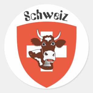 Switzerland Suisse Svizzera Svizra Sticker