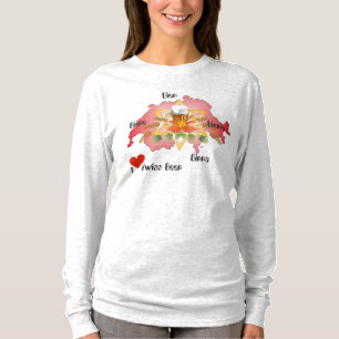 Switzerland - Suisse - Svizzera - Svizra - Switzer T-Shirt