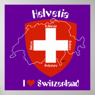 Switzerland, Suisse, Svizzera, Svizra, Switzerland Poster