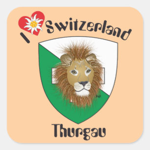 Switzerland Suisse Svizzera Svizra Switzerland Square Sticker