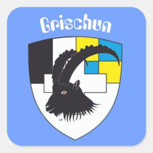 Switzerland Suisse Svizzera Svizra Switzerland Square Sticker