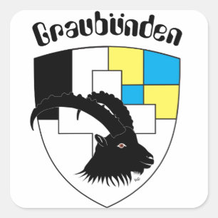 Switzerland Suisse Svizzera Svizra Switzerland Square Sticker