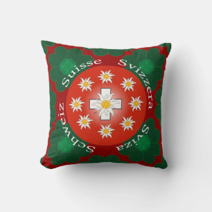 Switzerland Suisse Svizzera Svizzera Switzerland K Cushion