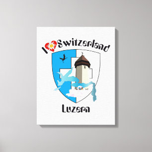 Switzerland Suisse Switzerland Lucerne Canvas Print