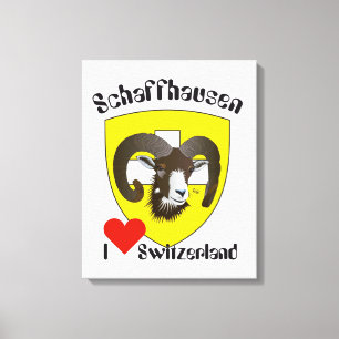 Switzerland Suisse Switzerland Schaffhausen Canvas Print