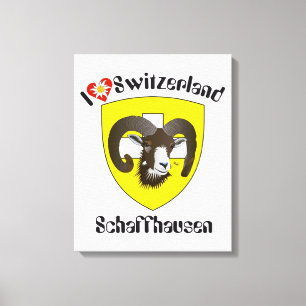 Switzerland Suisse Switzerland Schaffhausen Canvas Print