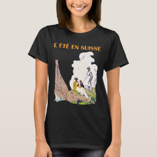 Switzerland Summer Mountain Peak Travel T-Shirt