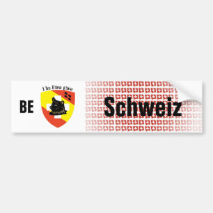Switzerland Svizzera Suisse Bern Autosticker Bumper Sticker