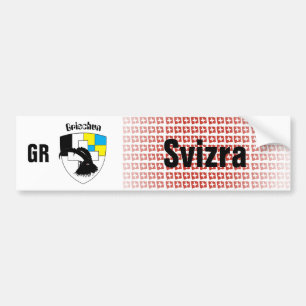 Switzerland Svizzera Svizra Graubünden Bumper Sticker