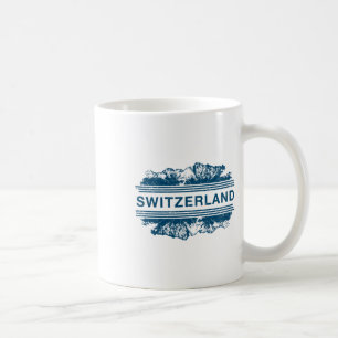 Switzerland Swiss Alps Skiing Souvenir Gift  Coffee Mug