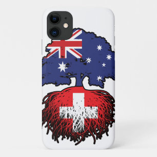 Switzerland Swiss Australian Australia Tree Roots Case-Mate iPhone Case