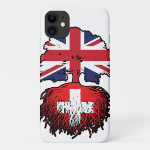 Switzerland Swiss British UK United Kingdom Case-Mate iPhone Case