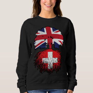 Switzerland Swiss British UK United Kingdom Sweatshirt