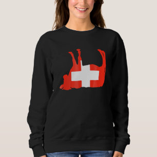 Switzerland Swiss Cow Sweatshirt
