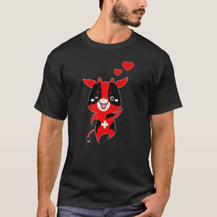 Switzerland Swiss Cow T-Shirt