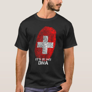 Switzerland Swiss Flag Fan Love T-Shirt