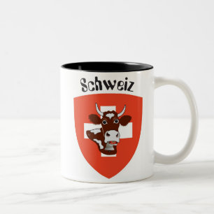 Switzerland Tasse Two-Tone Coffee Mug
