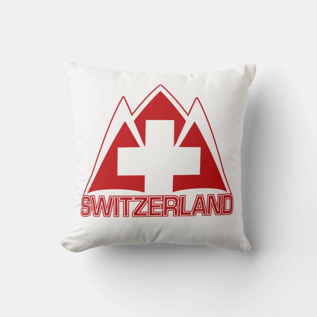 SWITZERLAND throw pillow (Front)