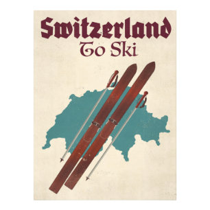 Switzerland To Ski Photo Print