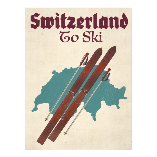 Switzerland To Ski Photo Print (Front)