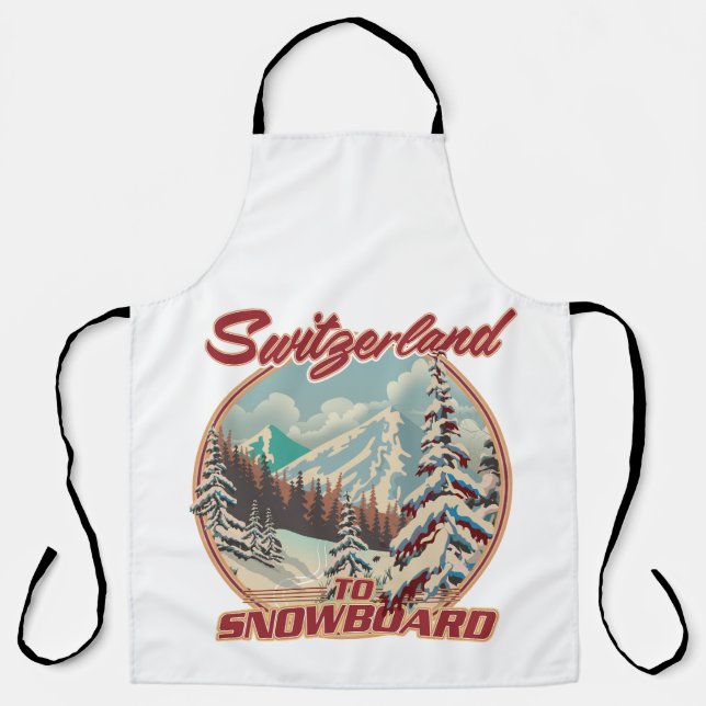 Switzerland to Snowboard Apron (Front)