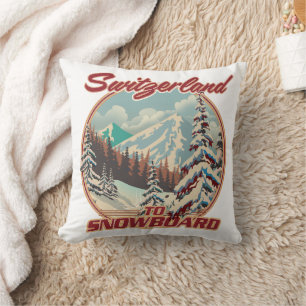 Switzerland to Snowboard Cushion