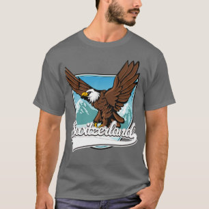 Switzerland Travel patch T-Shirt