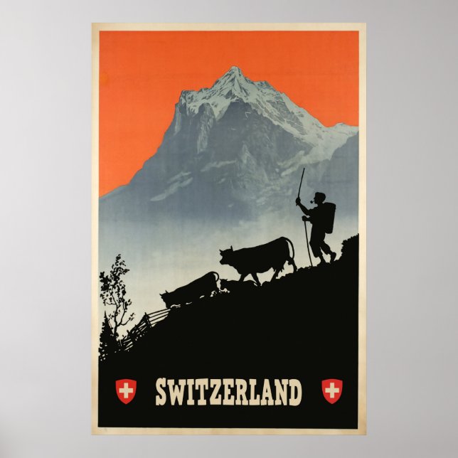 Switzerland, Travel Poster (Front)
