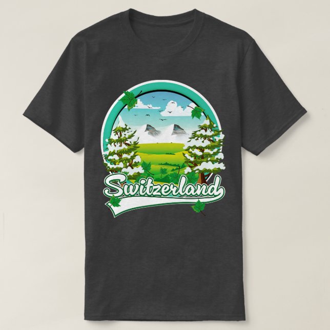 Switzerland travel T-Shirt (Design Front)