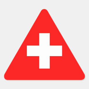 SWITZERLAND TRIANGLE STICKER