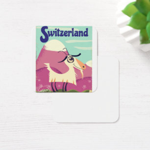 Switzerland Vintage style travel poster