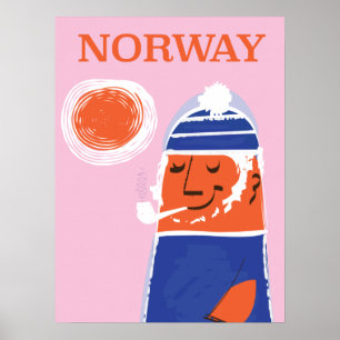 Switzerland Vintage style vacation poster