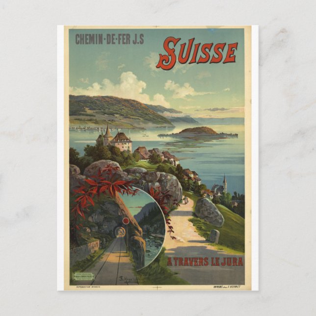 Switzerland Vintage Travel Postcard (Front)
