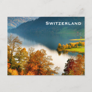 Switzerland Vintage Travel Tourism Add Postcard